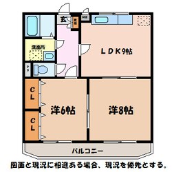 エスポワール安曇野の物件間取画像